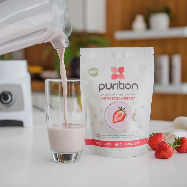 Purition Vegan Wholefood Nutrition Strawberry 250g image 4