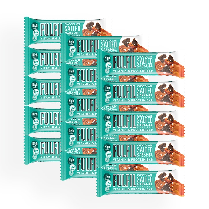 Fulfil Chocolate Salted Caramel Bar 15x 55g image 1