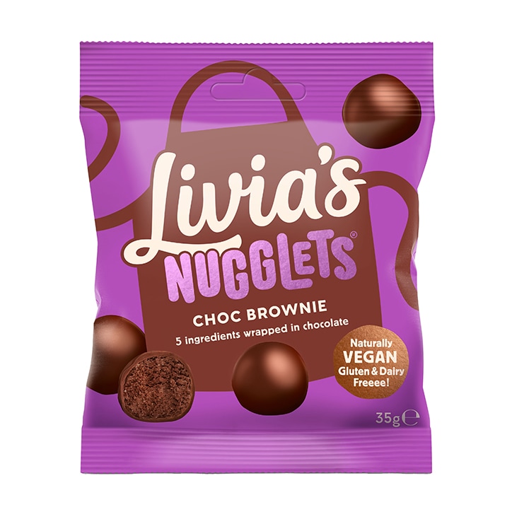 Livia's Chocolate Brownie Nugglets 35g
