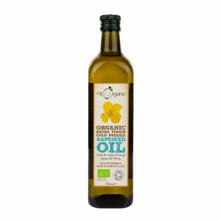 Mr Organic Organic Cold Pressed Rapeseed Oil 750ml image 1