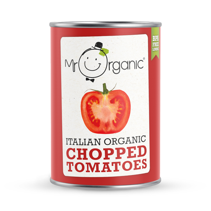 Mr Organic Italian Organic Chopped Tomatoes 400g image 1