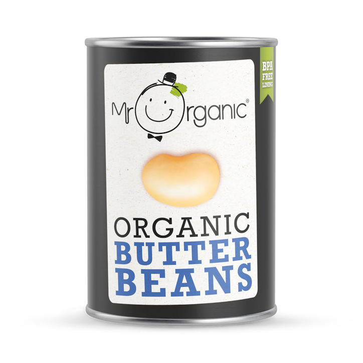 Mr Organic Organic Butter Beans 400g image 1