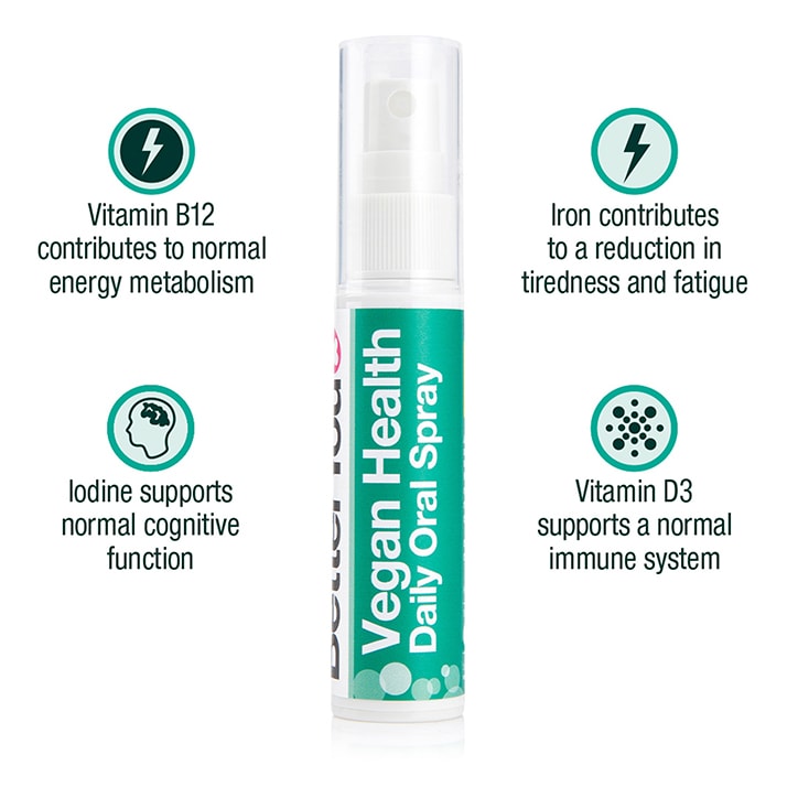 BetterYou Vegan Health Daily Oral Spray 25ml image 2