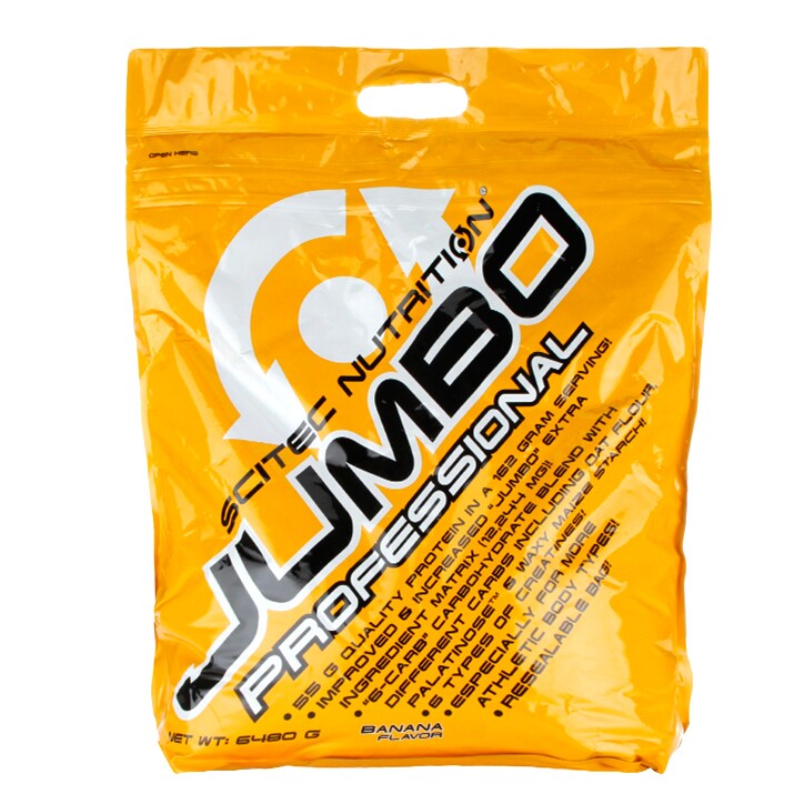 Scitec Jumbo Professional Mass Gainer Banana 6480g