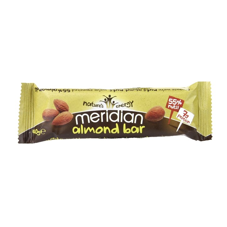 Meridian Almond Nut Bar 40g