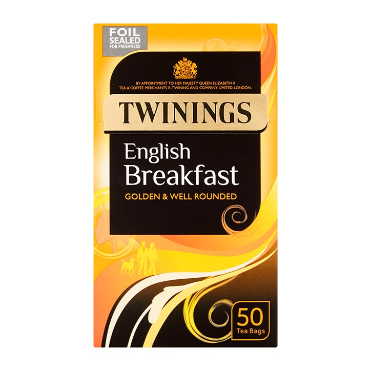 Twinings English Breakfast Tea 50 Teabags image 1