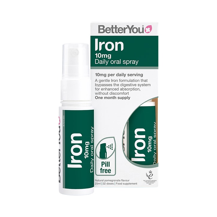 Better You Iron 10 Daily Oral Spray 10mg 25ml-1