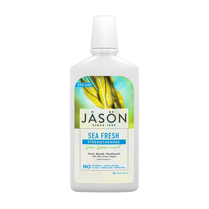 Jason Sea Fresh Strengthening Spearmint Mouthwash 473ml-1