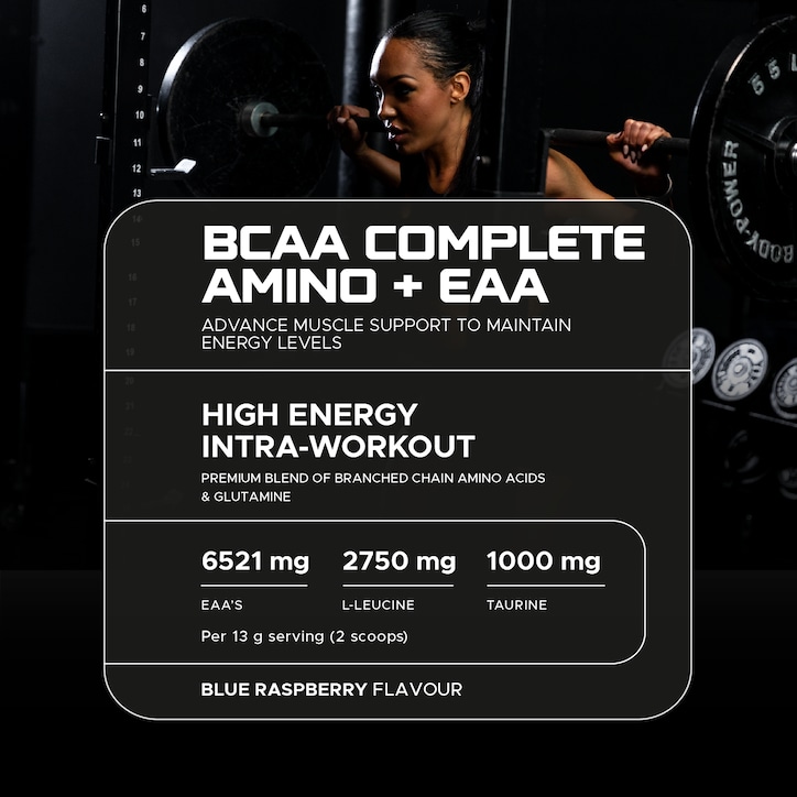 USN BCAA +EAA Blue Raspberry 400g image 4