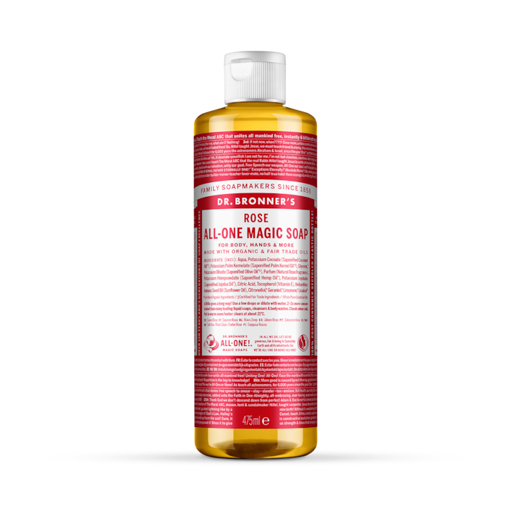 Dr Bronner Rose All-In-One Magic Soap 475ml image 1