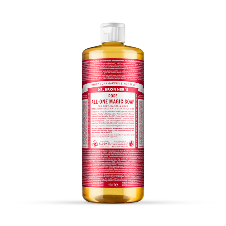 Dr Bronner Rose All-One Magic Soap 945ml image 1