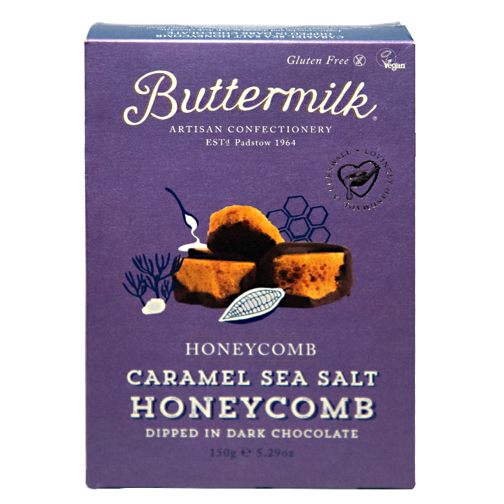 Buttermilk Vegan Caramel Sea Salt Honeycomb 150g