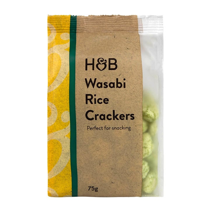 Holland & Barrett Wasabi Rice Crackers 75g