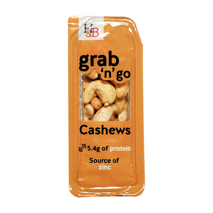 Holland & Barrett Grab n Go Natural Whole Cashew Nuts 30g image 1