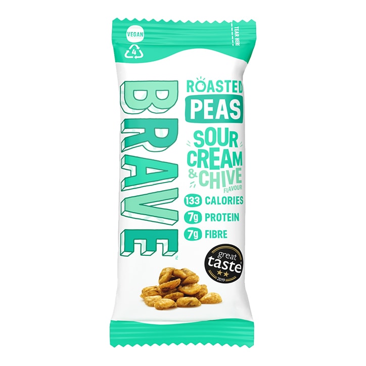 Brave Sour Cream & Chive Roasted Peas 35g image 1