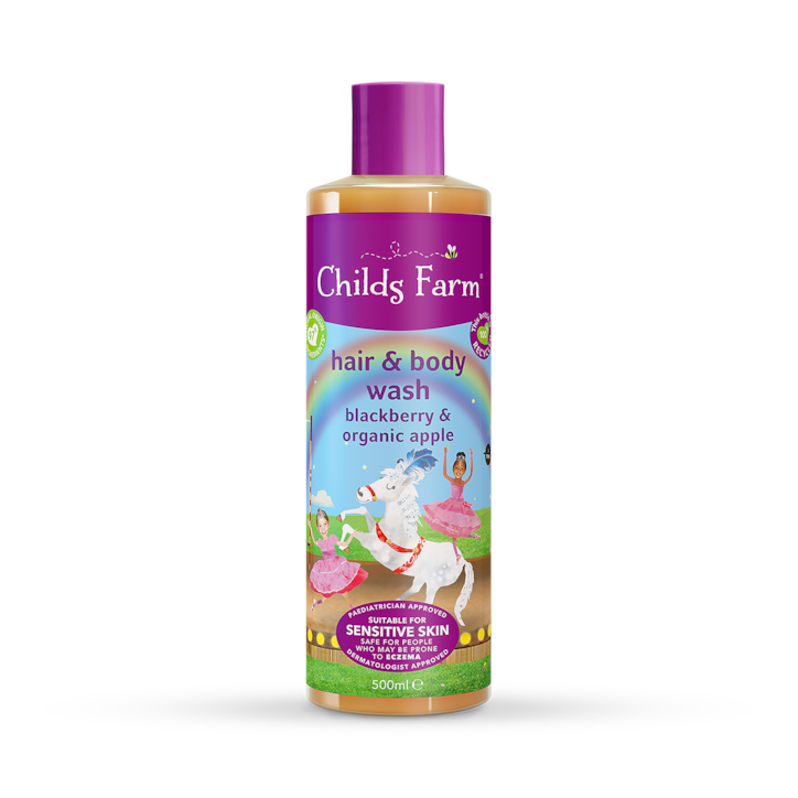 Childs Farm Hair & Body Wash - Blackberry & Organic Apple 500ml image 1