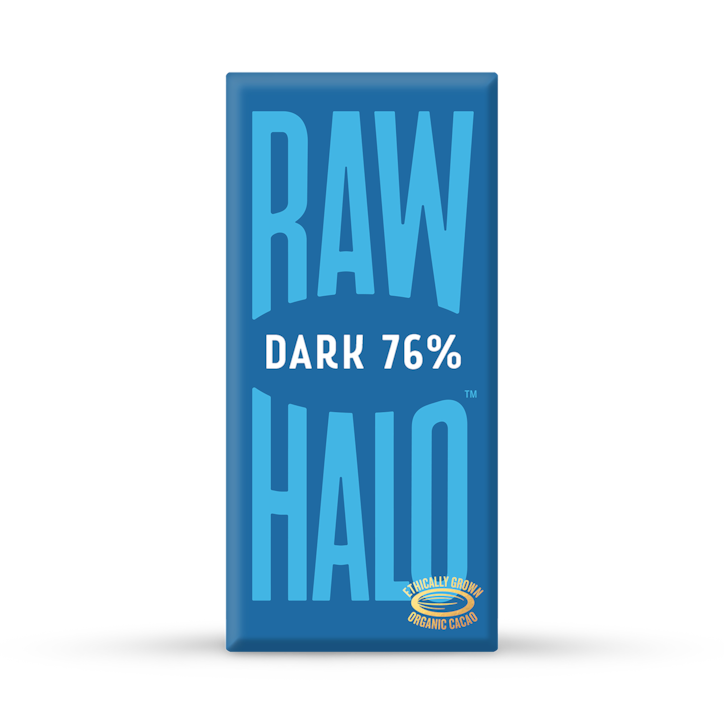 Raw Halo Vegan Pure Dark Raw Chocolate 70g image 1