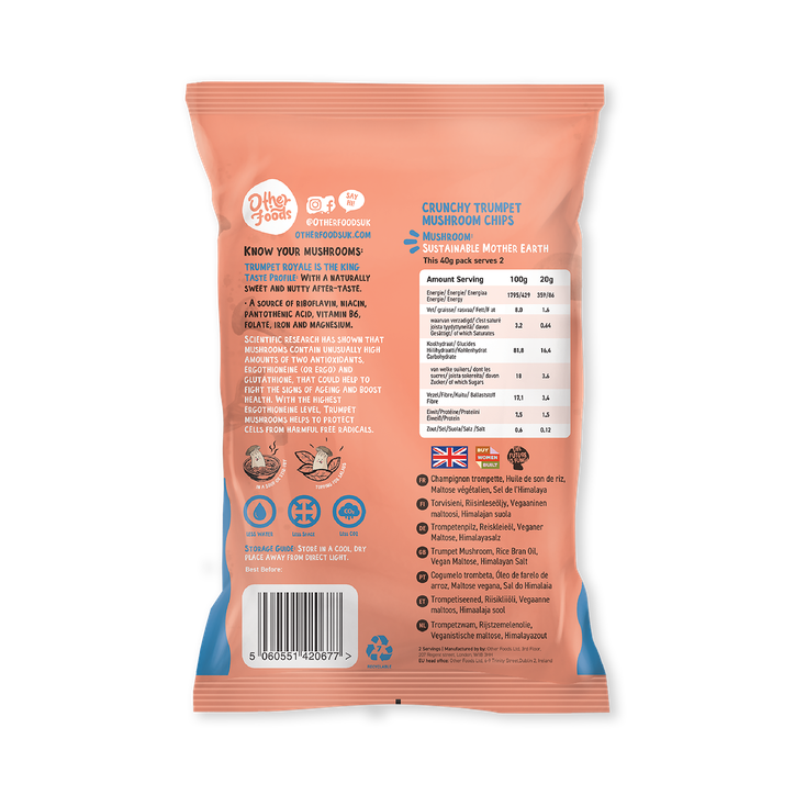 Other Foods Crunchy Trumpet Mushrooms 40g image 2