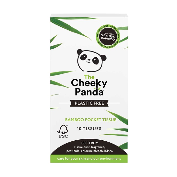 The Cheeky Panda Bamboo Pocket Tissues x10-1