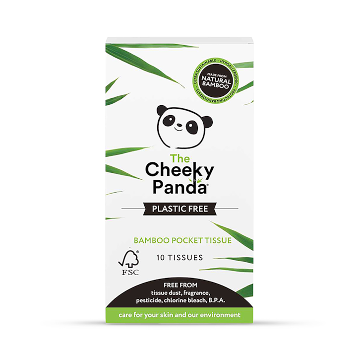 The Cheeky Panda Bamboo Pocket Tissues x10 image 1