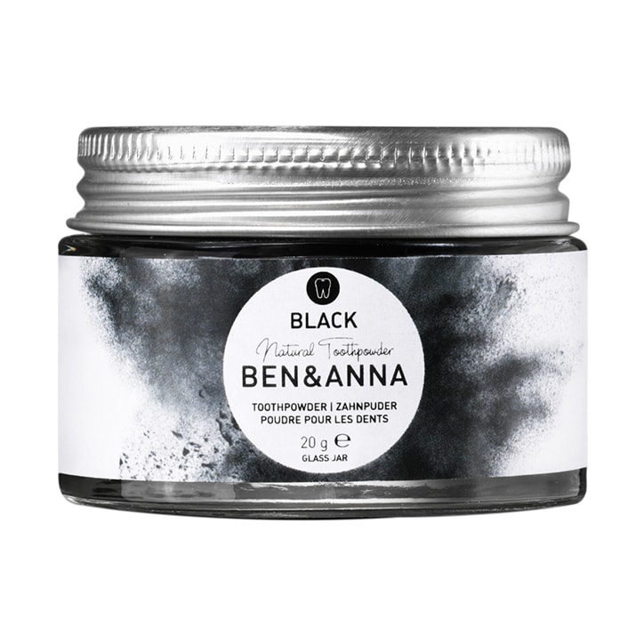 Ben & Anna Toothpowder Black Whitening 15g-1