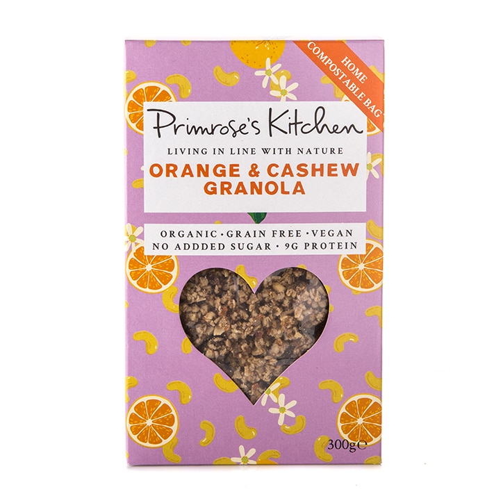 Primrose's Kitchen Organic Orange & Cashew Granola 300g image 1