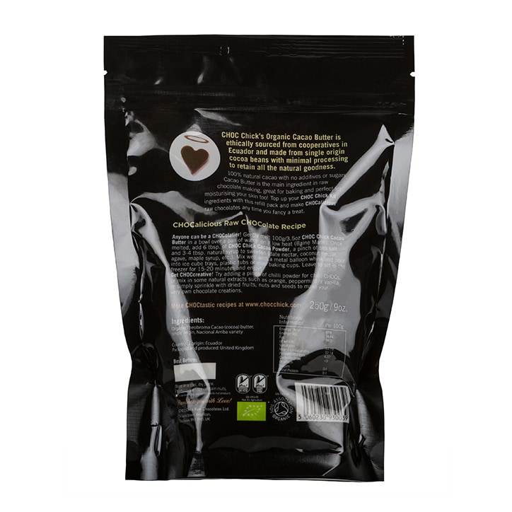 Choc Chick Organic Raw Cacao Butter 250g image 2