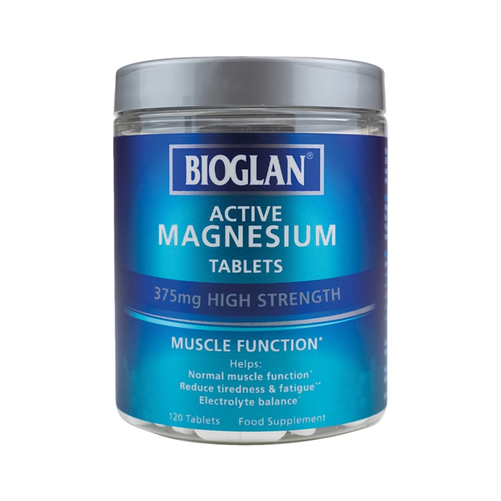 Bioglan Active Magnesium 375mg 120 Tablets image 1