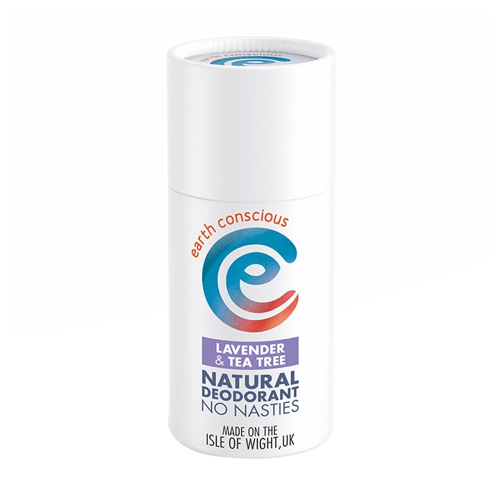 Earth Conscious Natural Deodorant Stick - Lavender & Tea Tree 60g