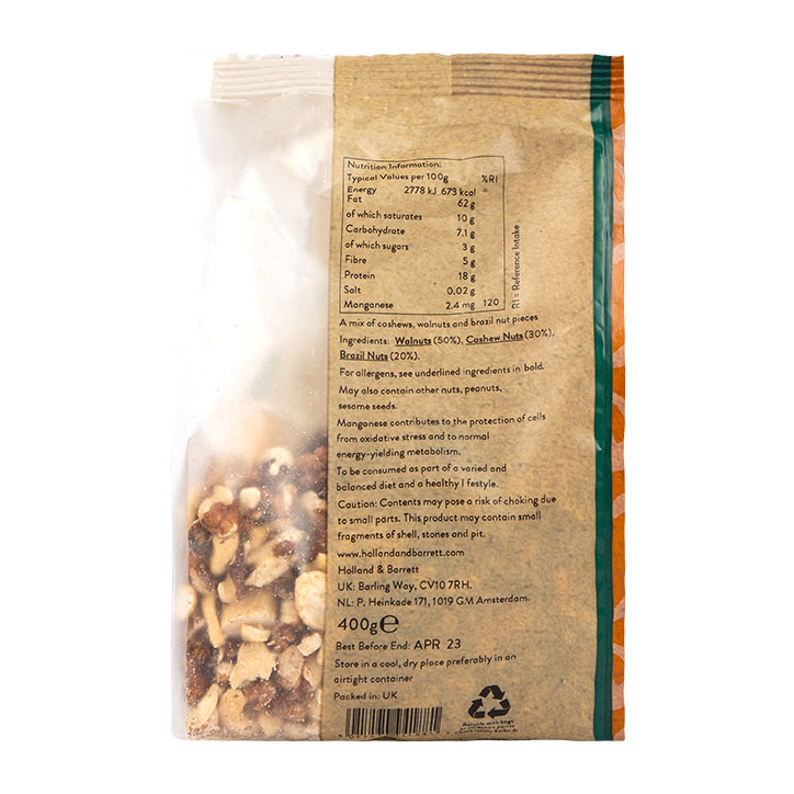 Holland & Barrett Broken Mixed Nuts 400g image 2