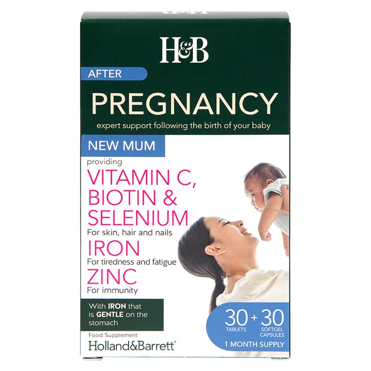 Holland & Barrett New Mum 30 Tablets + 30 Capsules 1 Month Supply image 1