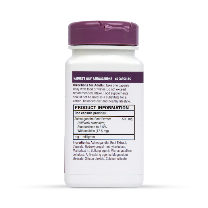 Nature's Way Ashwagandha 60 Capsules image 2