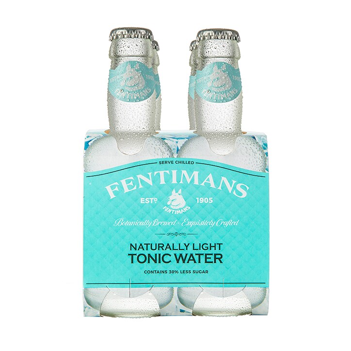 Fentimans Light Tonic Water - Multi Pack (200ml x 4)