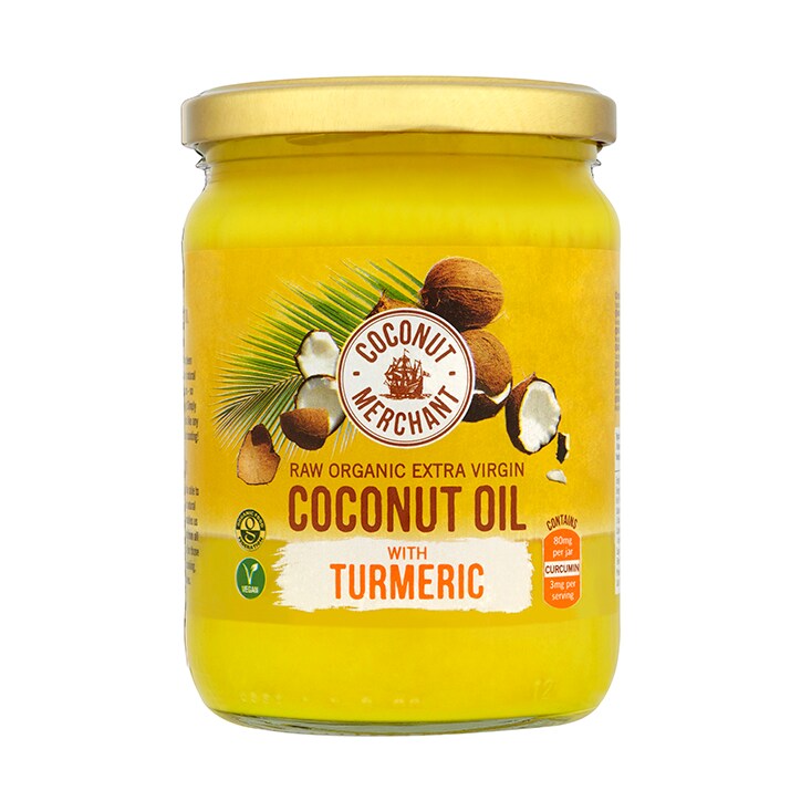 Coconut Merchant Organic Coconut Oil With Turmeric 500ml