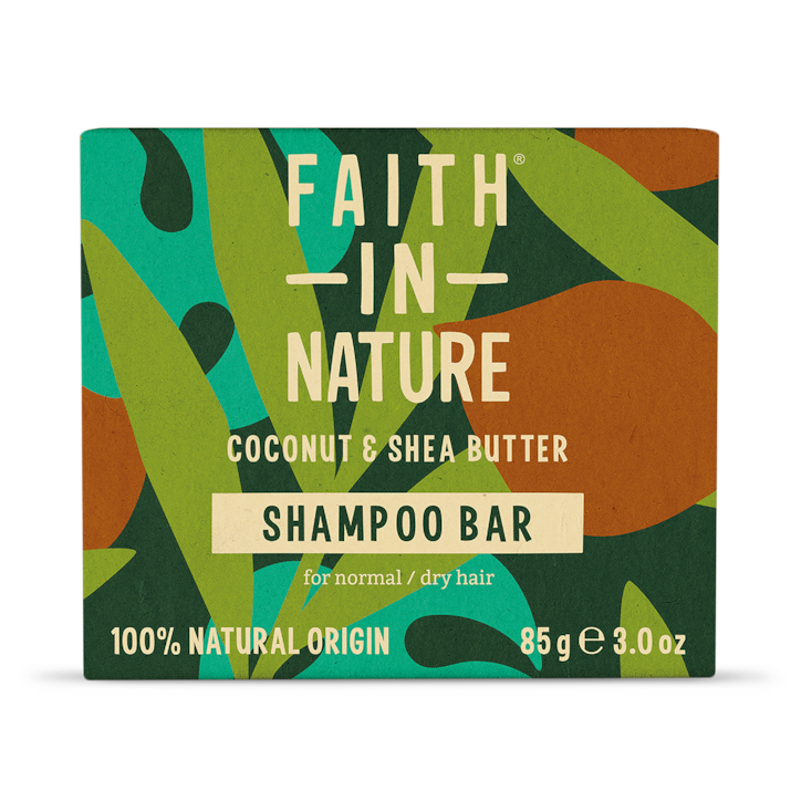 Faith in Nature - Shampoo Bar Coconut & Shea Butter 85g image 1