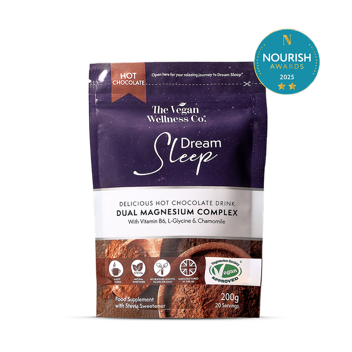 The Vegan Wellness Co. Dream Sleep Set Hot Chocolate Dual Magnesium Complex 200g - 200 g