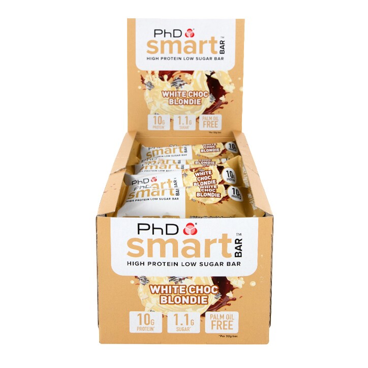 PhD Smart Bar Mini White Chocolate Blondie 24 x 32g