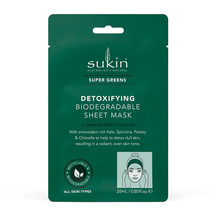 Sukin Super Greens Detoxifying Masque 20ml-1