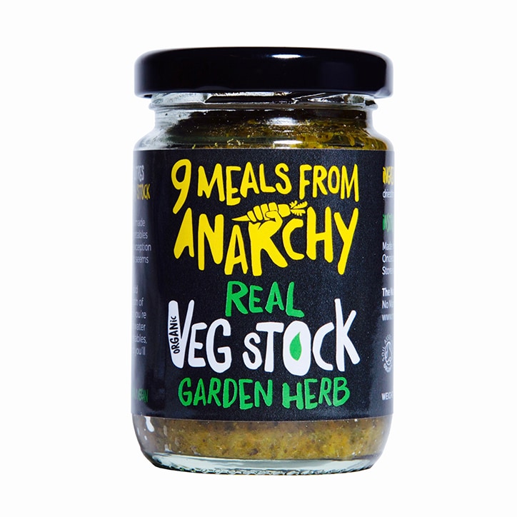 9 Meals from Anarchy Real Vegetable Stock - Garden Herb 105g image 1