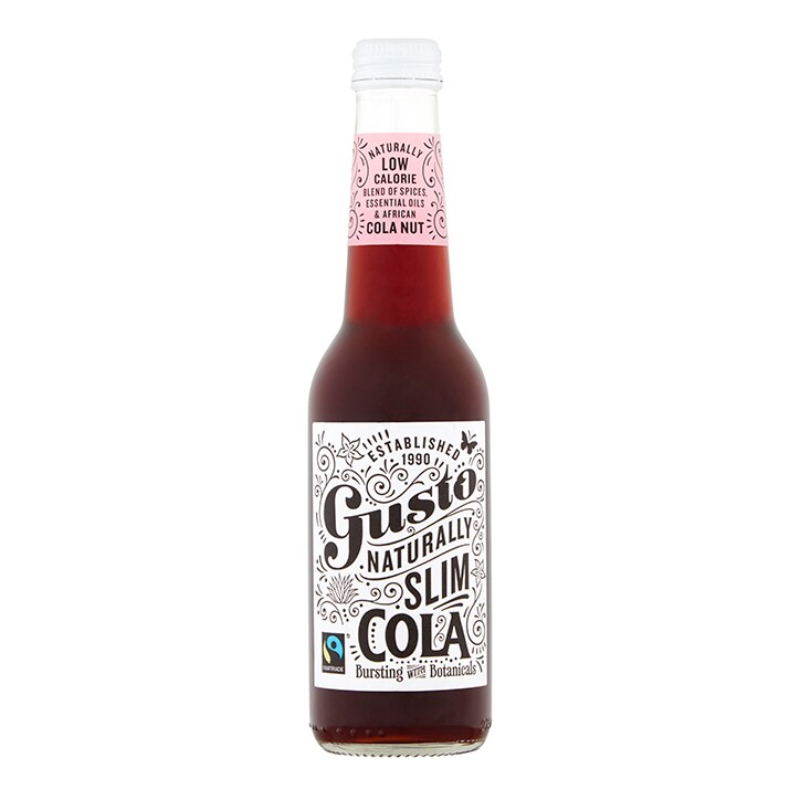 Gusto Natural Low Calorie Fairtrade Cola 275ml