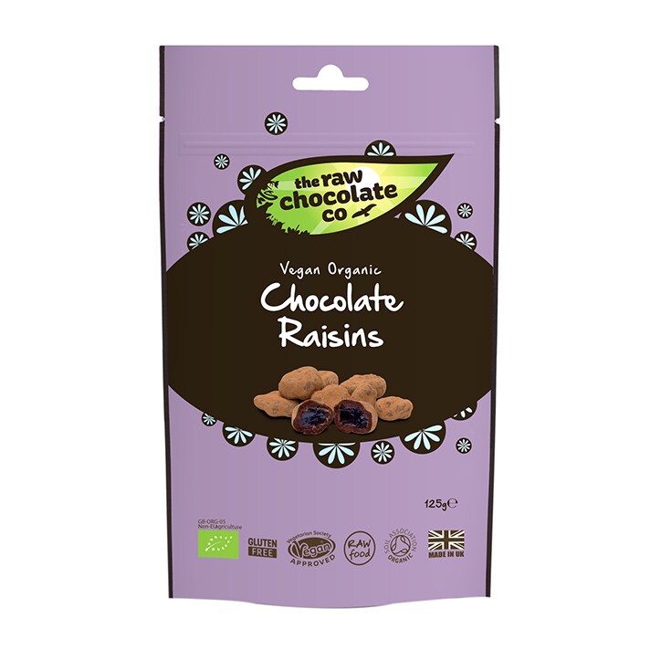 The Raw Chocolate Company Raw Chocolate Raisins 125g
