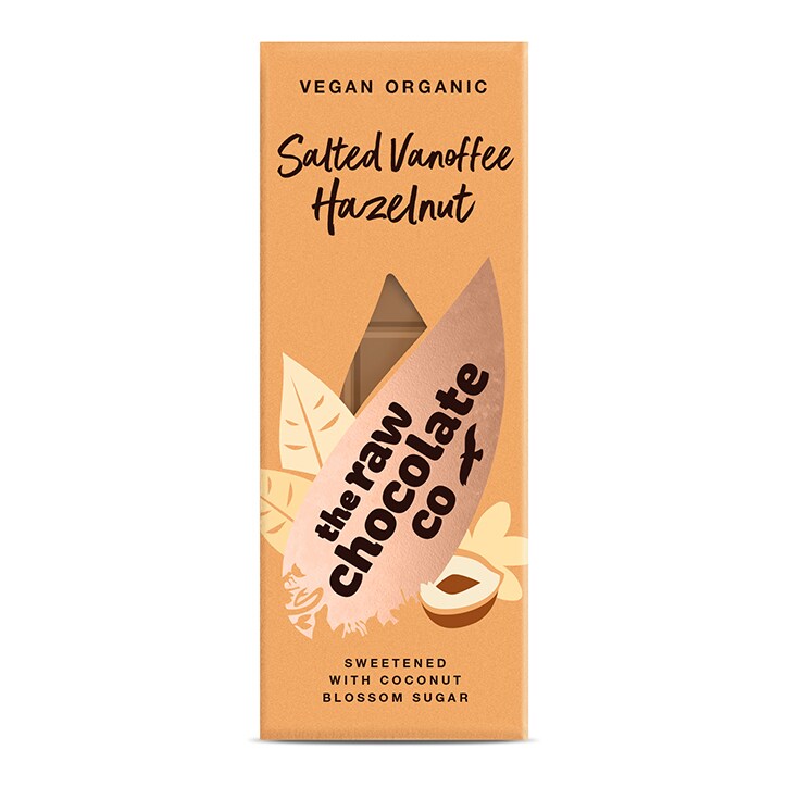 The Raw Chocolate Company Vanoffee Hazelnut Raw Chocolate Bar 38g