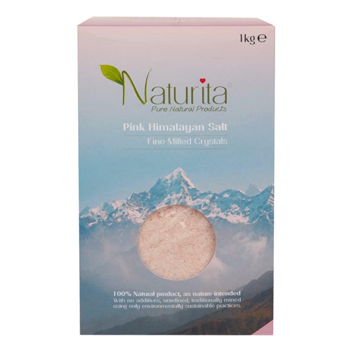 Naturita Pink Himalayan Salt - Fine Milled Crystals 1kg
