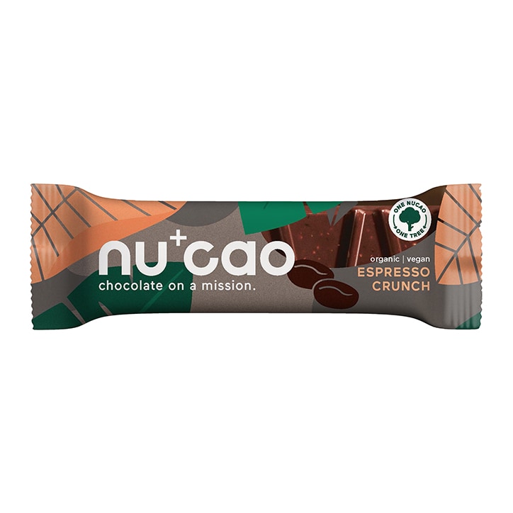 Nucao Hemp Seed Raw Cacao Bar - Espresso Crunch 40g