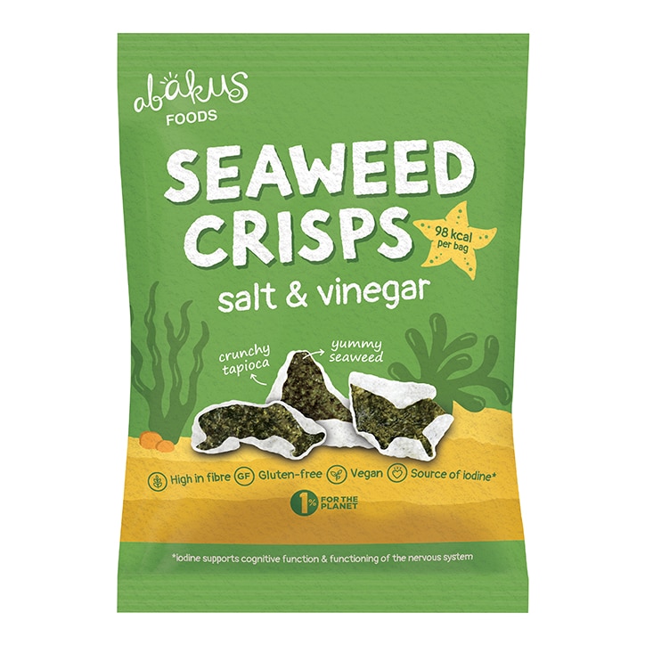 Abakus Foods Seaweed Crisps Salt & Vinegar 18g-1
