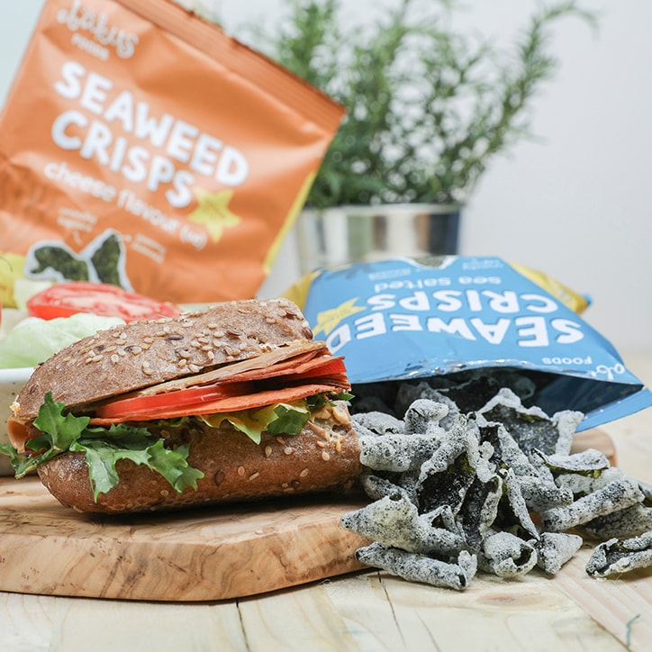 Abakus Foods Seaweed Crisps Lightly Salted 18g