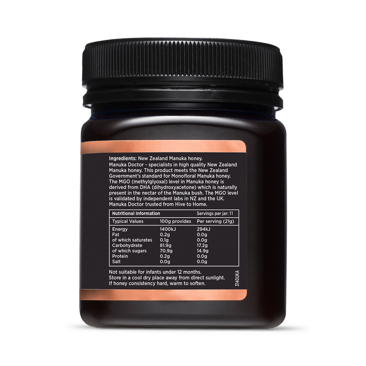 Manuka Doctor Monofloral Manuka Honey MGO 640 250g image 2