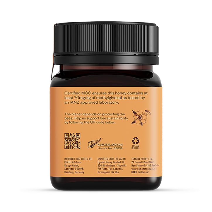 Egmont Honey Manuka Honey MGO 70+ 250g image 3