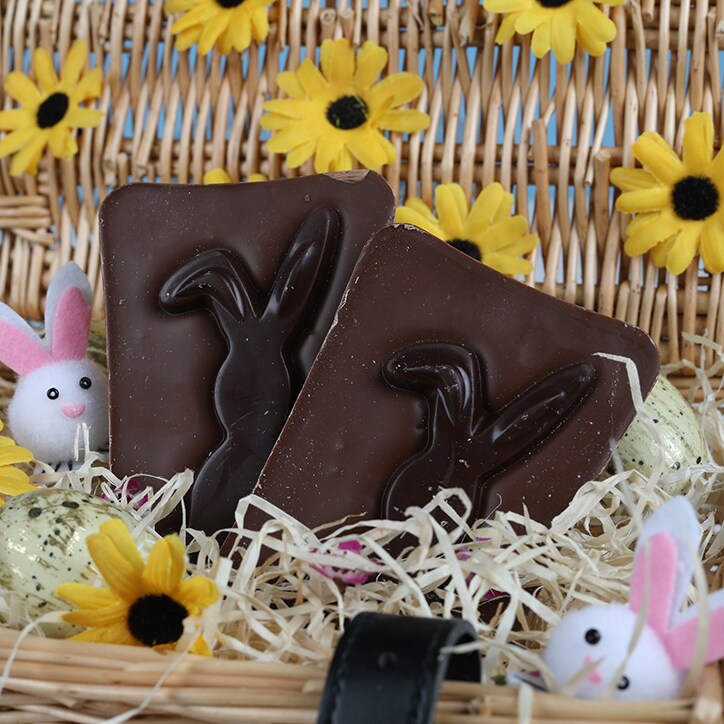 Cocoa Libre Orange Milk & Dark Chocolate Rabbit Slab 90g image 2