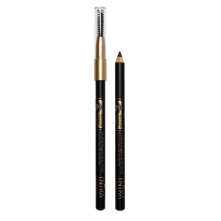 INIKA Certified Organic Brow Pencil - Dark Brunette 1.2g-1